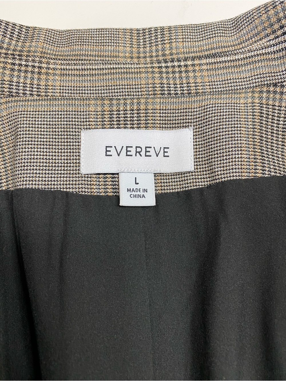 Evereve Astor Plaid Cropped Blazer Large - Picture 10 of 13